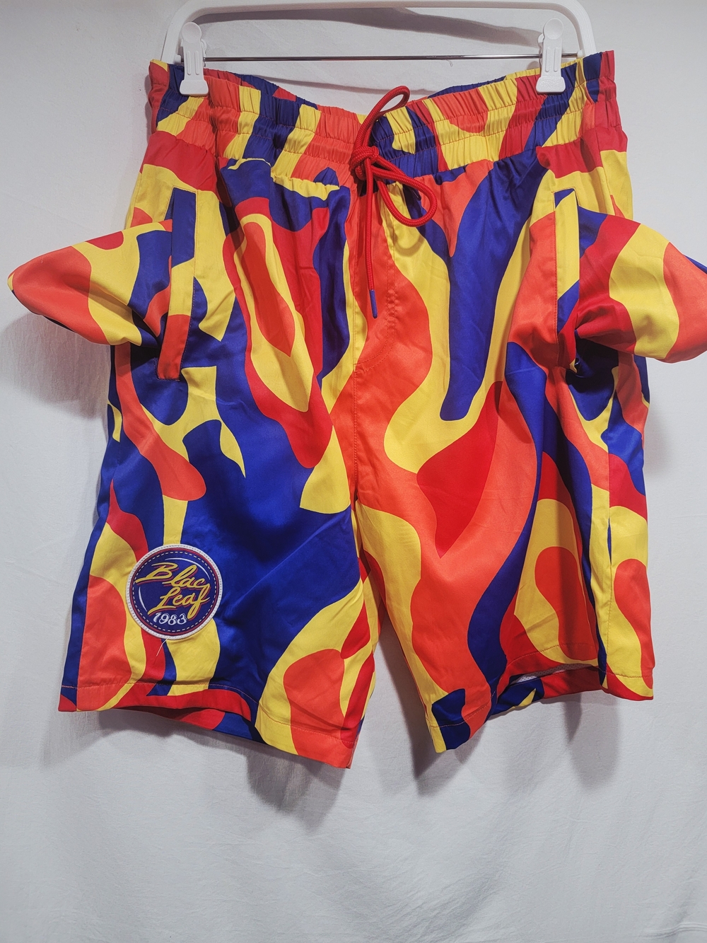 Blac Leaf Color Mix Nylon Lava Camo Shorts - Men's Size XL - Brand New - Picture 6 of 9
